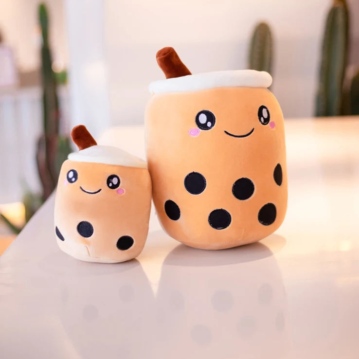 Classic Boba Milk Tea Plushie Soft Pillow