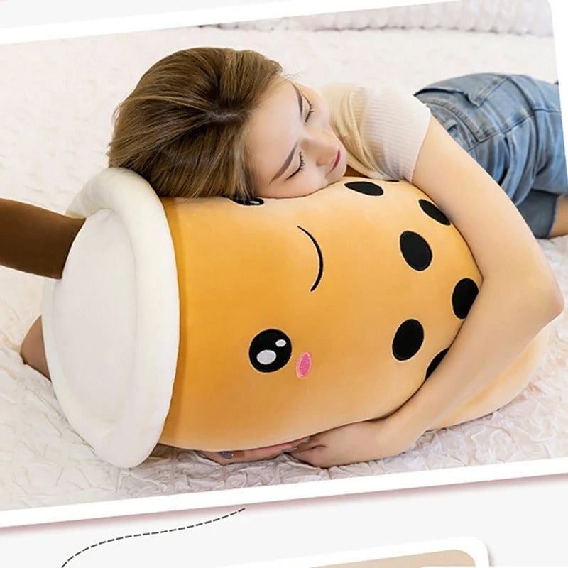 Classic Boba Milk Tea Plushie Soft Pillow